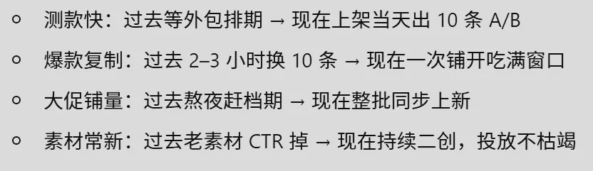 对电商的四个价值